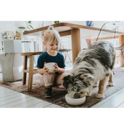 Hunter keramik Lund hunde skål 550 ml Beige