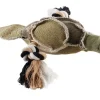 Hunter Legetøj Canvas Wild And - robust hundelegetøj med reb og squeaker