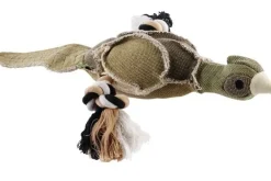 Hunter Legetøj Canvas Wild And - robust hundelegetøj med reb og squeaker