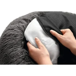 Hunter Loppa donut hundeseng Ø 60 cm Grå