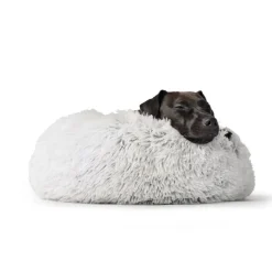 Hunter Loppa donut hundeseng Ø 60 cm Hvid
