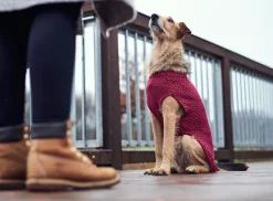 Hunter Malmø pullover strik bordeaux str. 35