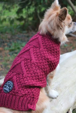 Hunter Malmø pullover strik bordeaux str. 45