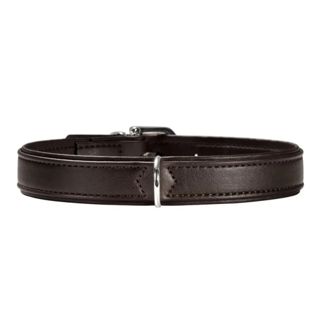 Hunter Mammut halsbånd XL Brun - 39-45 cm