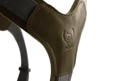 Hunter Mixed Aalborg læder hundesele XS-S grøn/grå hals 40-50 cm - komfort og kvalitet