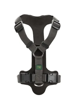 Hunter Mixed Aalborg læder hundesele M sort/grå hals 55-67 cm - komfort og kontrol