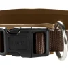 Hunter Neopren hundehalsbånd brun 35 cm - 30-35 cm indstilling