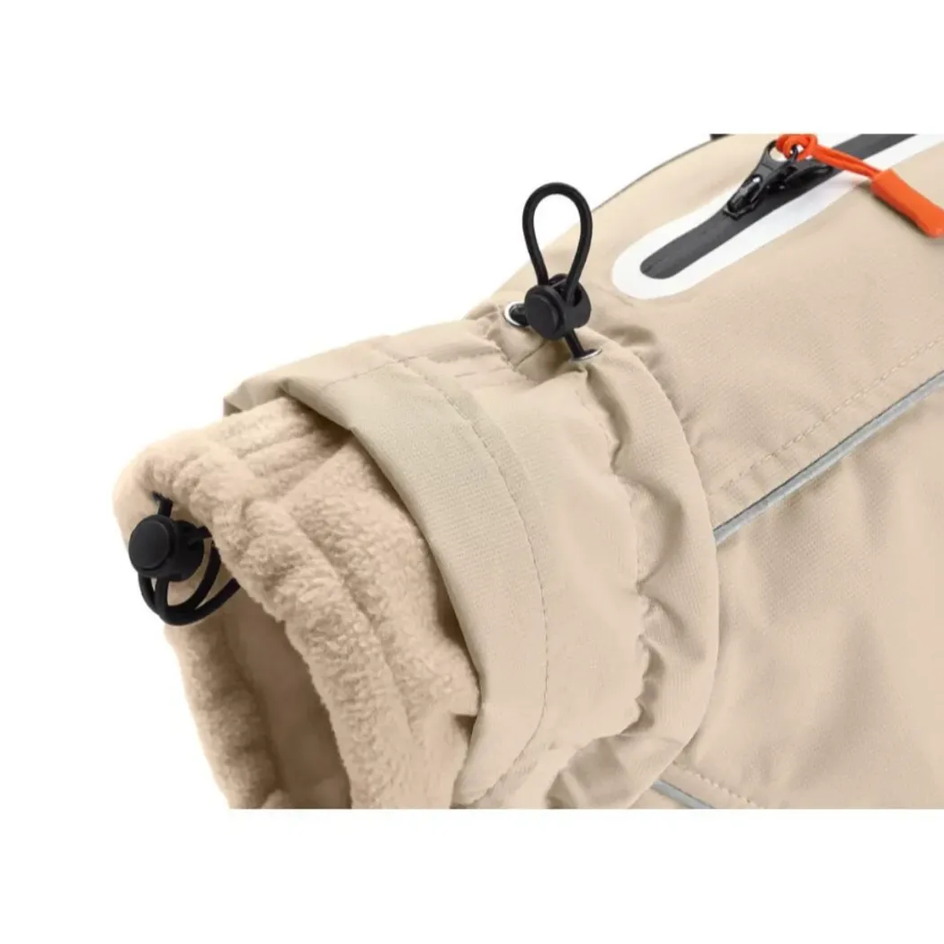 Hunter Nordby hundefrakke str 35 creme
