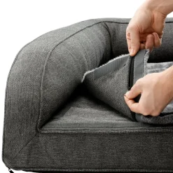 Hunter ortopædisk hundesofa Livingston Medium 80 x 60 cm Antracit