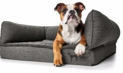 Hunter ortopædisk hundesofa Livingston Medium 80 x 60 cm Antracit