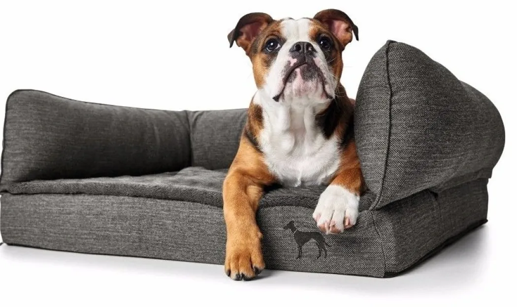 Hunter ortopædisk hundesofa Livingston Large 100 x 80 cm Antracit