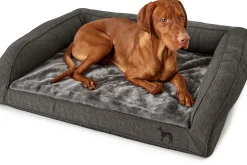 Hunter ortopædisk hundesofa Livingston Large 100 x 80 cm Antracit