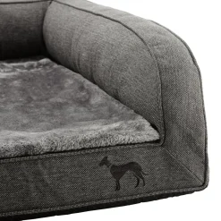 Hunter ortopædisk hundesofa Livingston Large 100 x 80 cm Antracit