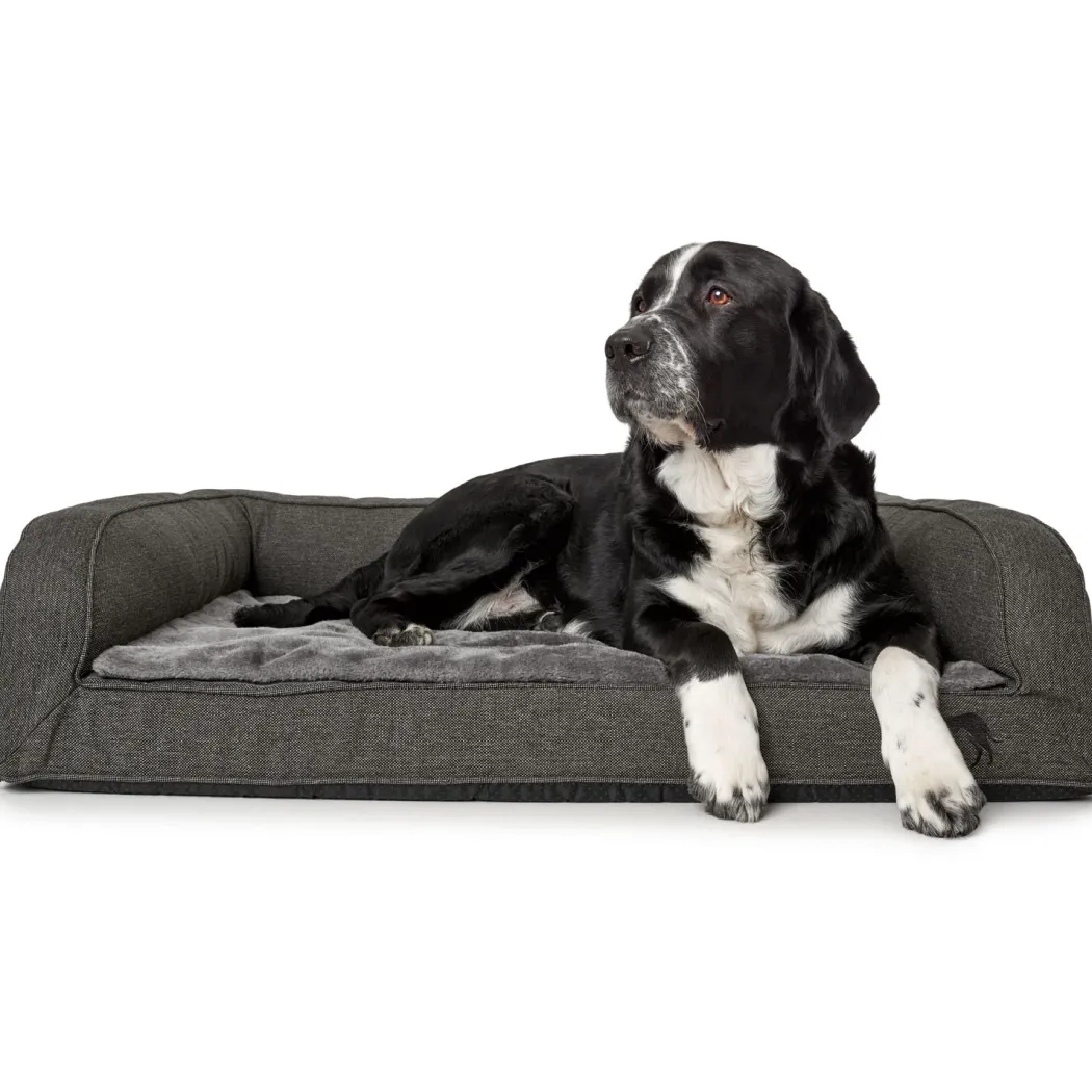 Hunter ortopædisk hundesofa Livingston Large 100 x 80 cm Antracit