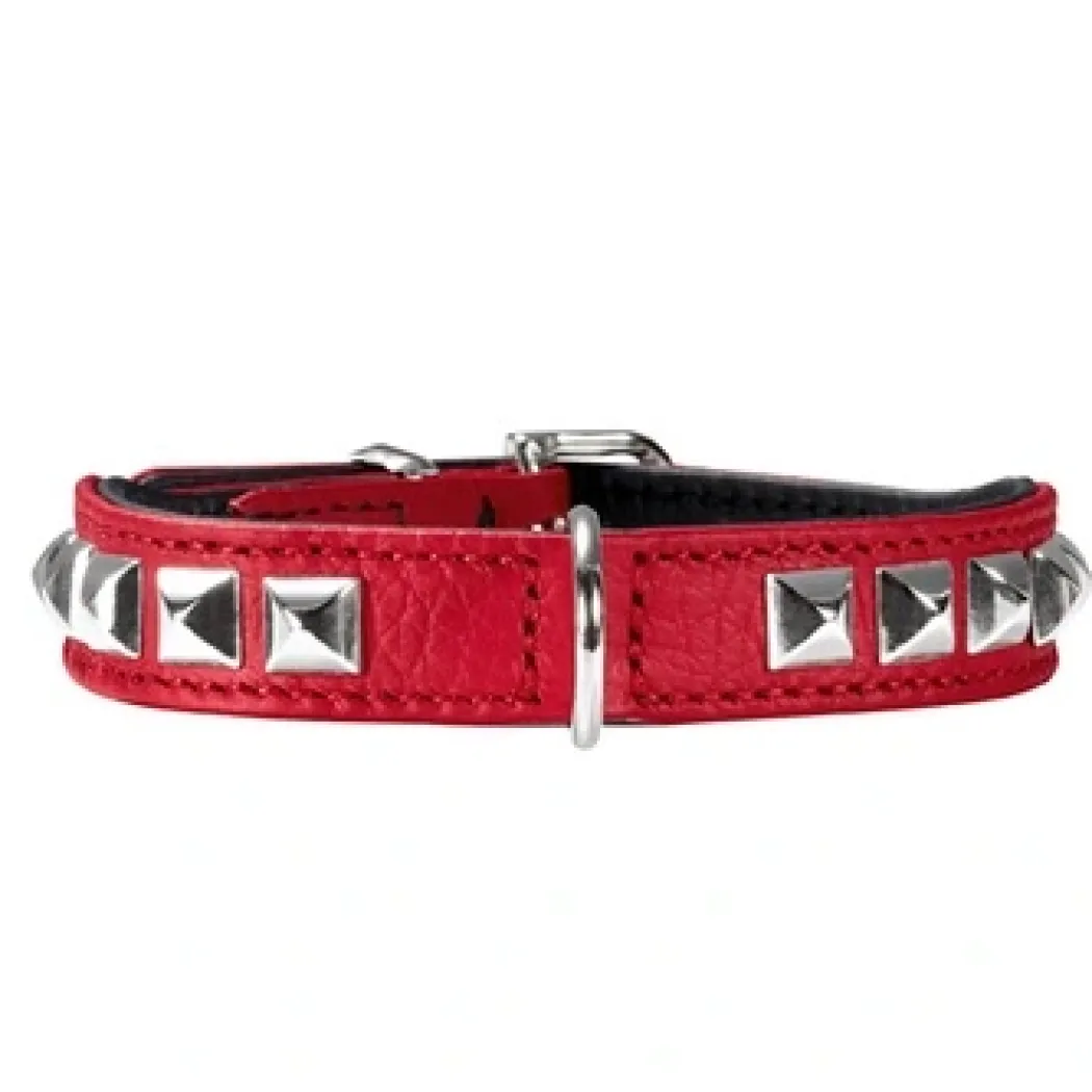 Hunter Rocky Petit halsbånd str.27 Rød - 20-24 cm