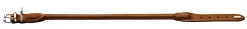 Hunter rundsyet elghalsbånd 55 Cognac justering 46-51 cm - skånsom komfort til store hunde