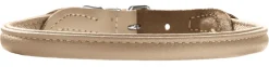 Hunter Rundsyet Elg halsbånd str. 50 Beige - justering 41-46 cm skånsom komfort