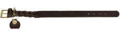 Hunter Sansibar Solid 55 Hundehalsbånd i læder - 43-49 cm