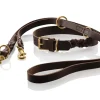 Hunter Sansibar Solid 60 Hundehalsbånd i læder - 48-54 cm
