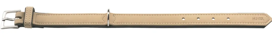 Hunter Softie hundehalsbånd beige 35 cm - 23-29 cm indstilling