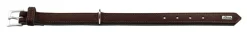 Hunter Softie hundehalsbånd brun 35 cm - 23-29 cm indstilling