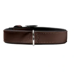 Hunter Softie hundehalsbånd brun 40 cm - 28-34 cm indstilling