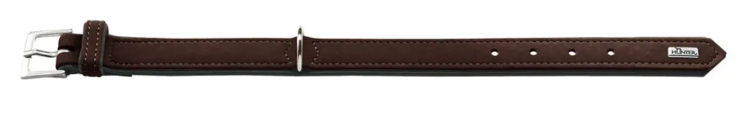 Hunter Softie hundehalsbånd brun 45 cm - 32-40 cm indstilling