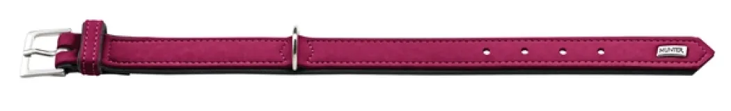 Hunter Softie hundehalsbånd 45 cm hindbær - 32-40 cm indstilling