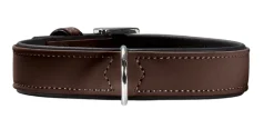 Hunter Softie hundehalsbånd 30 cm brun - 18-24 cm indstilling