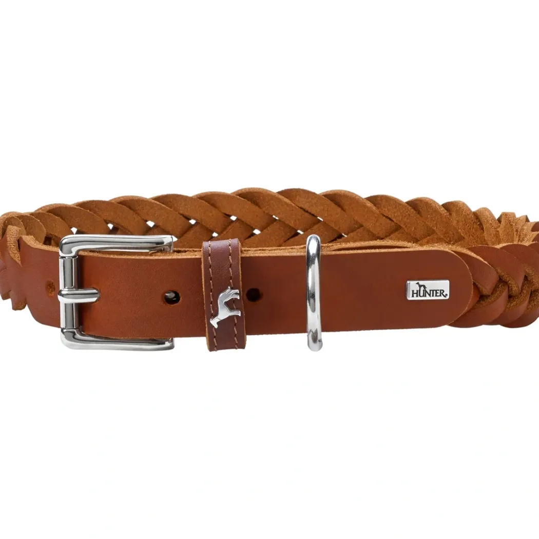 Hunter Solid Education Special Halsbånd 45 Cognac