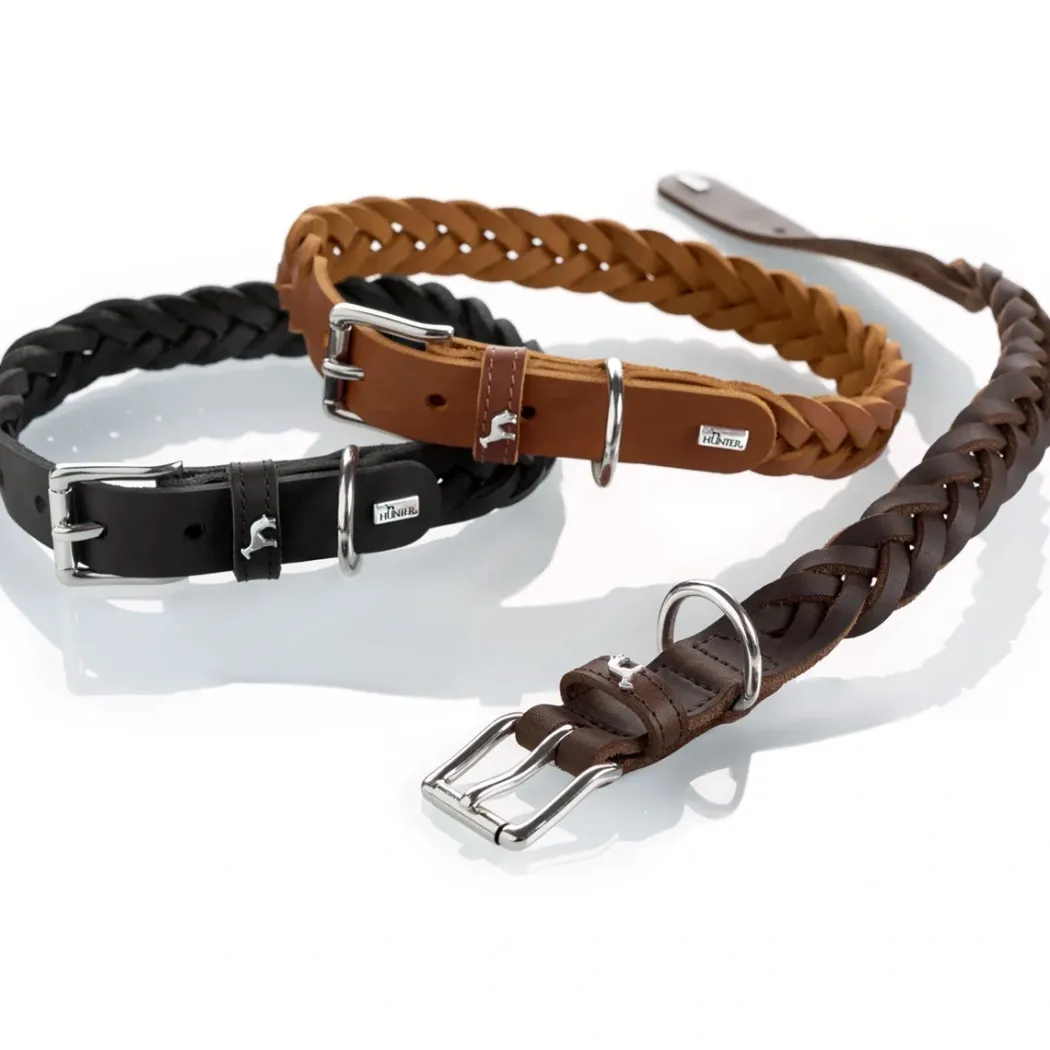 Hunter Solid Education Special Halsbånd 45 Cognac