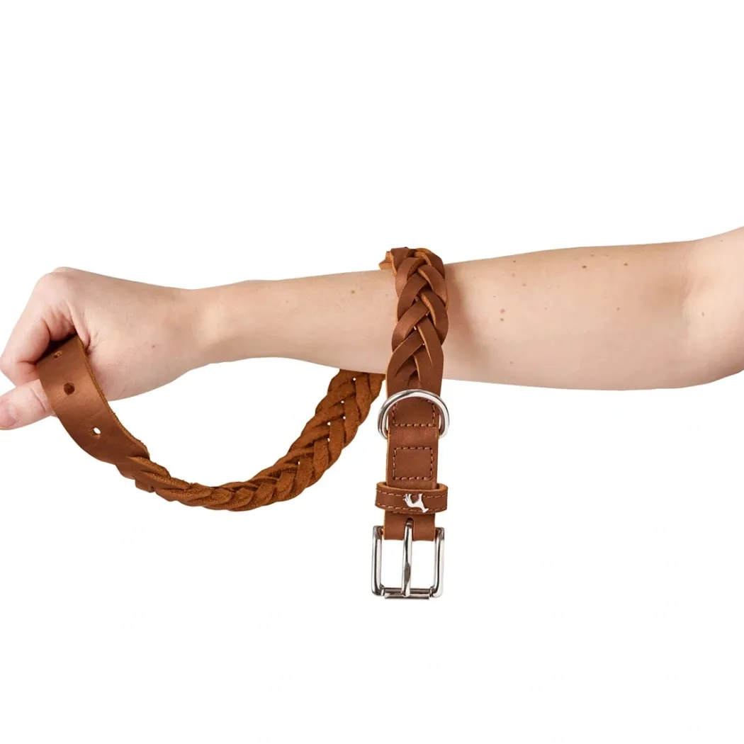 Hunter Solid Education Special Halsbånd 45 Cognac