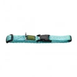 Hunter Tripoli Vario Basic Hundehalsbånd M Lyseblå 30-45 cm - Let og justerbart hundehalsbånd