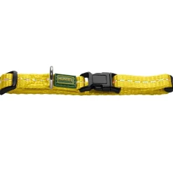 Hunter Tripoli Vario Halsbånd Gul S 25-35 cm - Let og justerbart halsbånd