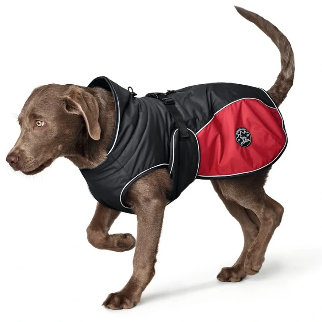 Hunter Uppsala COZY Hundefrakke Rød-Sort 35 cm