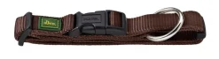 Hunter Vario Plus Halsbånd Brun L 40-63 cm - Komfortabelt og justerbart hundehalsbånd