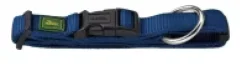 Hunter Vario Plus Halsbånd Mørkeblå M 35-53 cm - Komfortabelt og justerbart hundehalsbånd