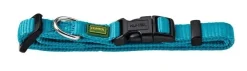Hunter Vario Plus Halsbånd Petroleumsblå S 30-45 cm - Komfortabelt og justerbart hundehalsbånd