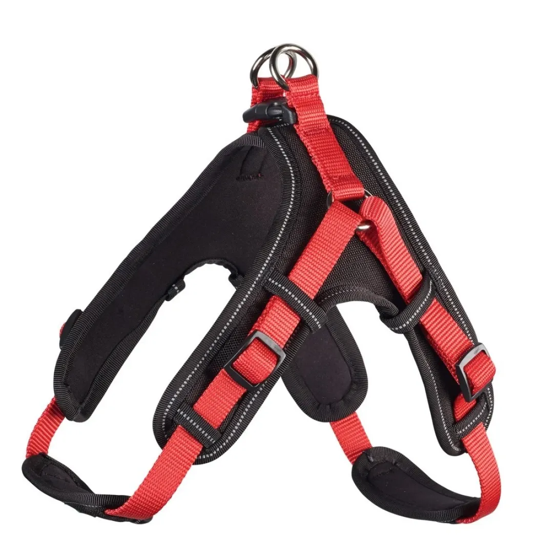Hunter Vario Quick hundesele Rød XL mave 79-100 cm - nem og sikker komfort
