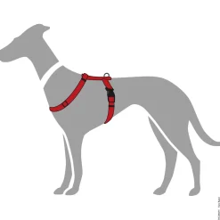 Hunter Vario Rapid hundesele Rød XXS hals 25-40 cm - let og synlig komfort