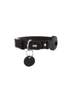 Hunter Viborg AirTag Halsbånd Sort M-L 60 - Justerbar 47-53 cm