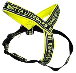 Hurtta Hundesele Pro Y-sele gul/sort 90 cm