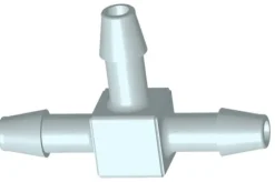 Hvidt T-stykke 6 mm