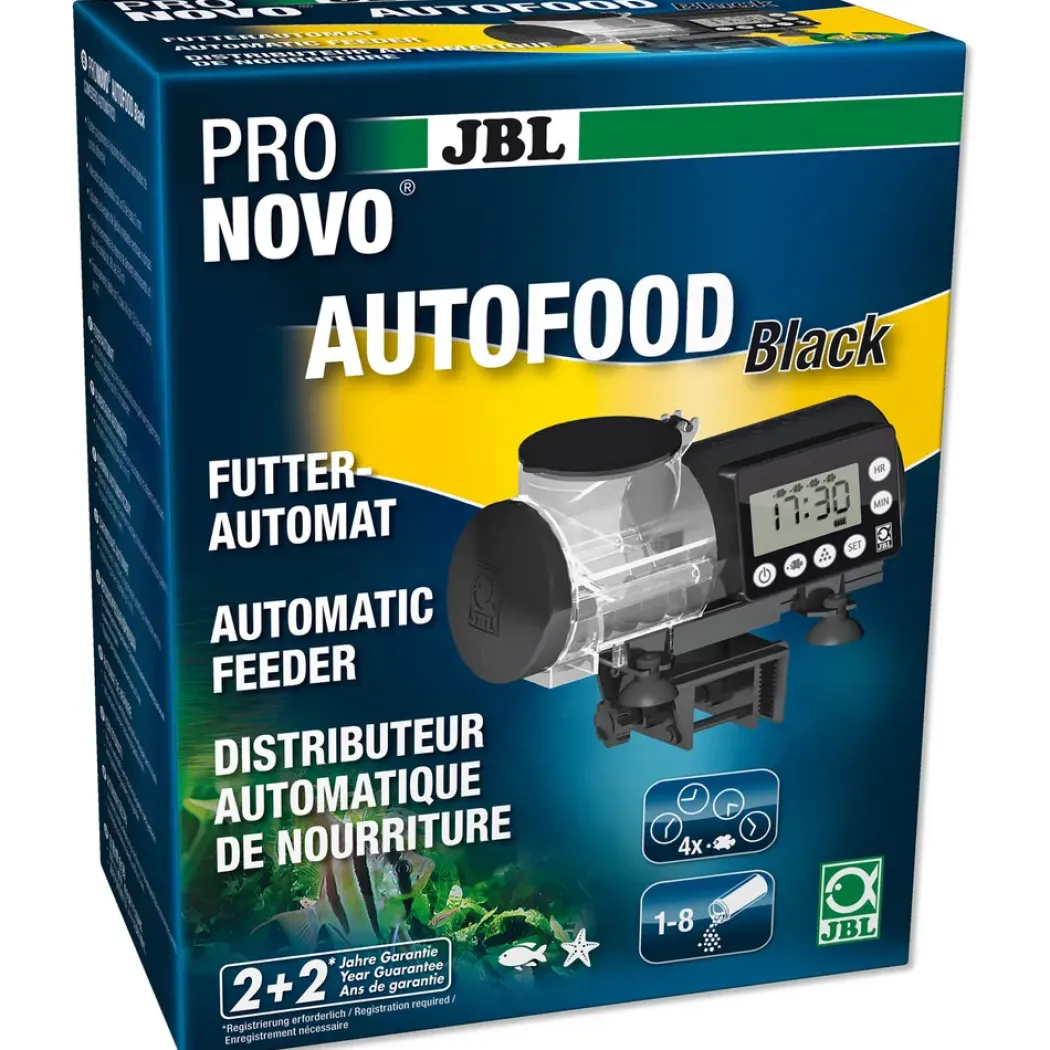 JBL ProNovo AutoFood - Sort Foderautomat til akvariefisk