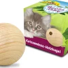 JR Cat Bavarian Catnip Wooden Ball Ø 5cm