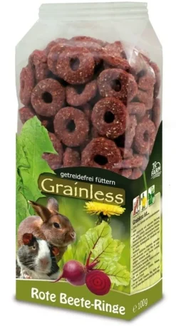 JR Farm Grainless Rødbederinge 100 g
