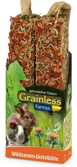 JR Farmys Grainless Gnaverstænger Vildtfrø og Tidselblomst 140 g