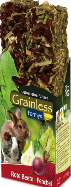 JR Farmys Grainless Gnaverstænger Rødbede og Fennikel 140 g
