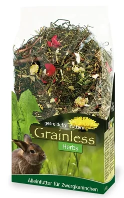 JR Grainless Urter til Dværgkanin 400 g