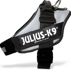 Julius K9 hundesele IDC sølvfarvet str Baby 1
